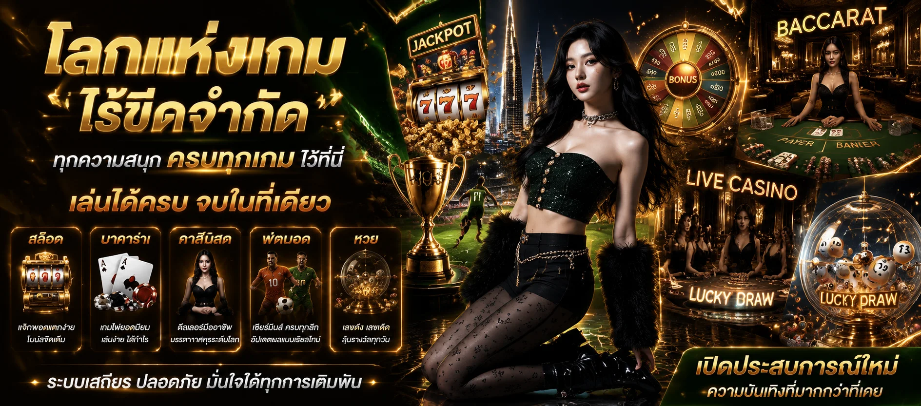 หน้าหลักเว็บเฉิดฉาย หวยออนไลน์ครบทุกประเภท